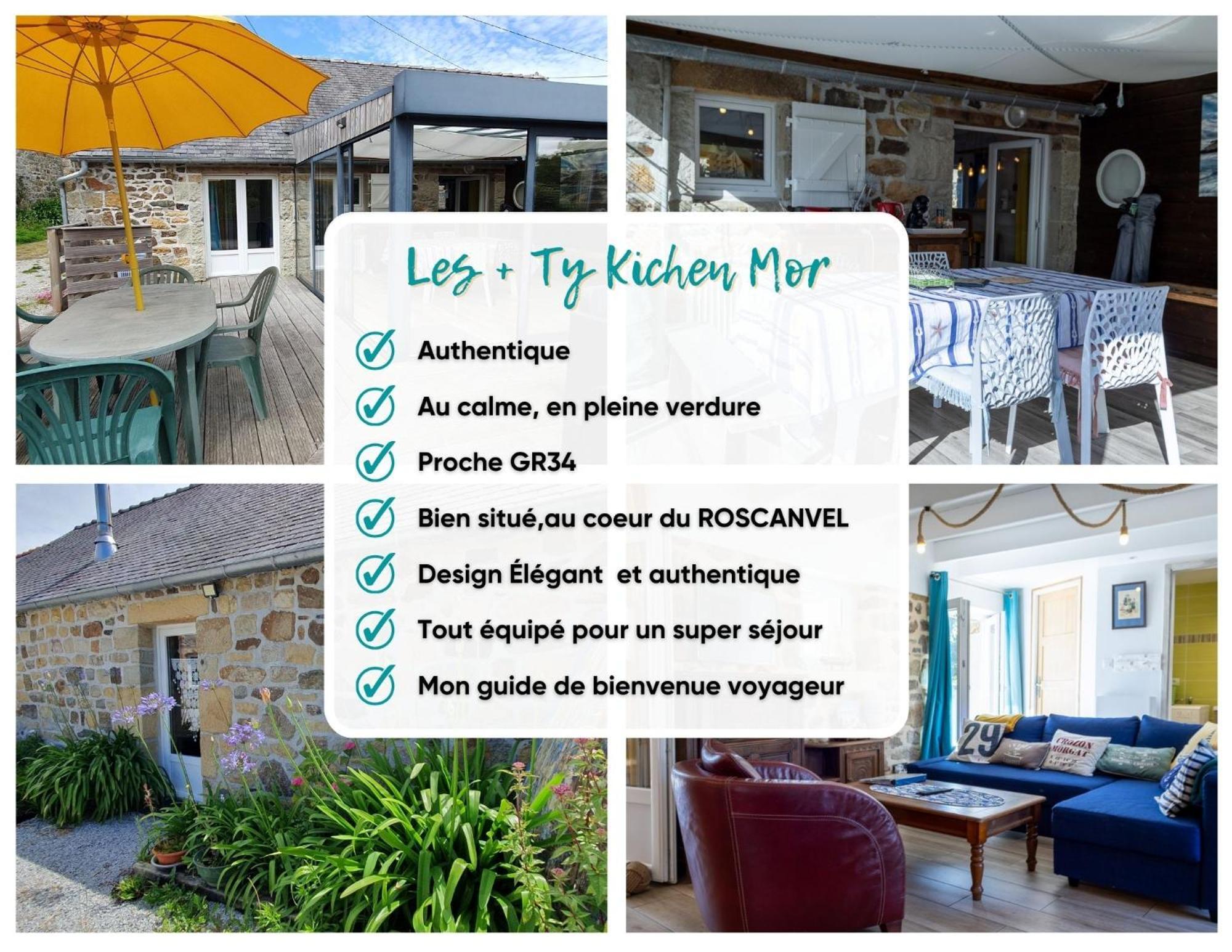 Ty Kichen Mor - Campagne - Wifi Holiday home *